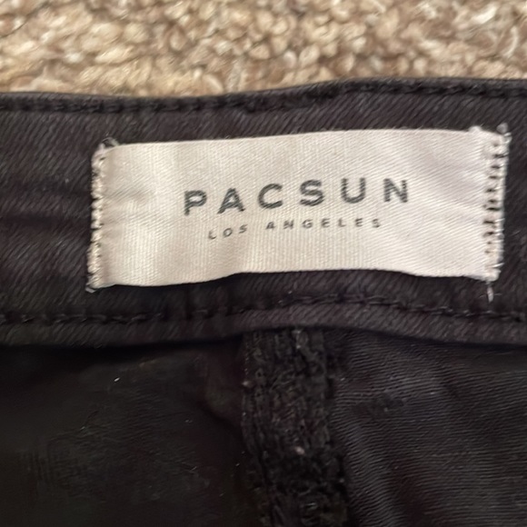 Pacsun black shorts, size 26. - Picture 3 of 4